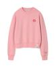 WACKY WILLY [25Fw] Women'S Lily Wappen Crop Sweatshirt Pink
