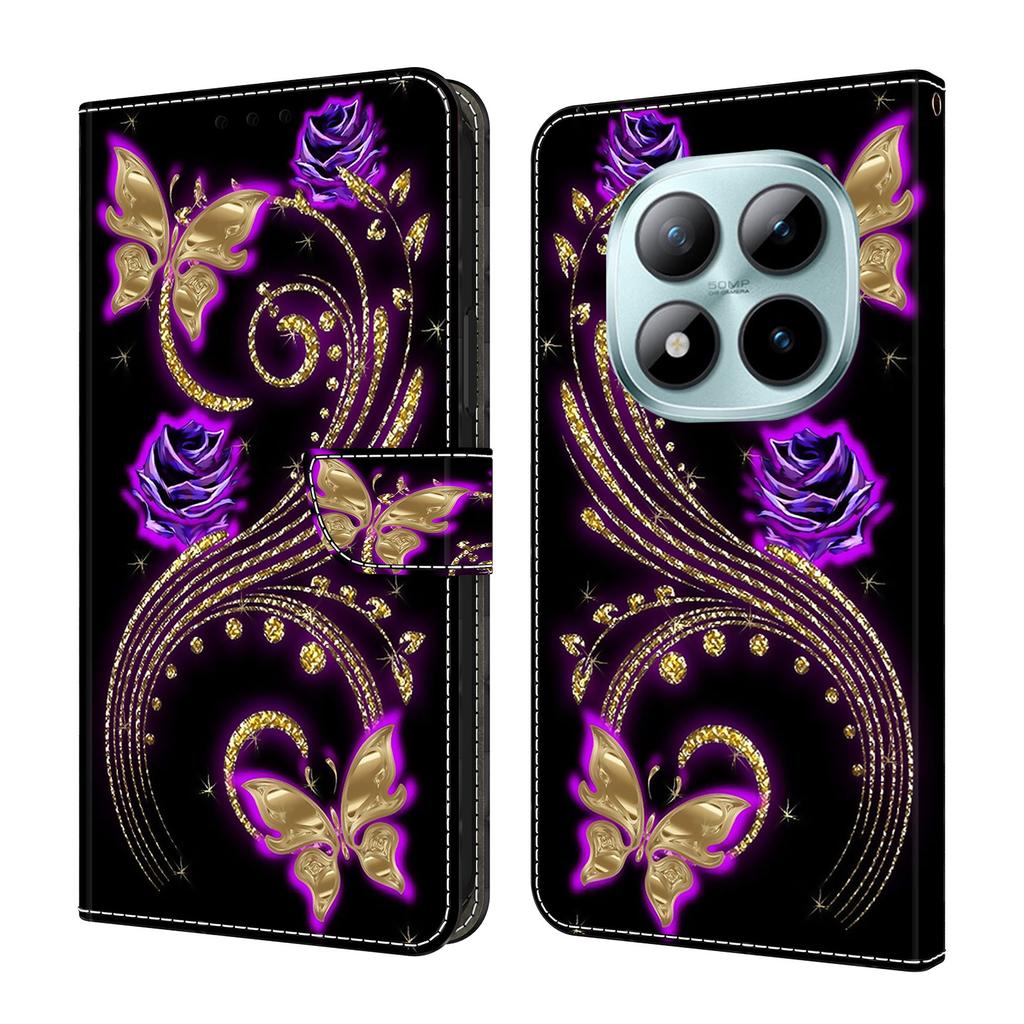 For Xiaomi Redmi Note 15 Pro 5G (Global) Case 3D Pattern PU Leather Wallet Phone Cover with Stand