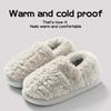 Cotton Slippers Women's Winter Bag Heel Home Warm and Non Slip Plush Cotton Shoes for Men Wearing Outside