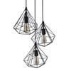 Hanging Light Diamond Cluster-Modern Ceiling Pendant Light for Home Decoration, Living Room,Bedroom, and Dining Room,