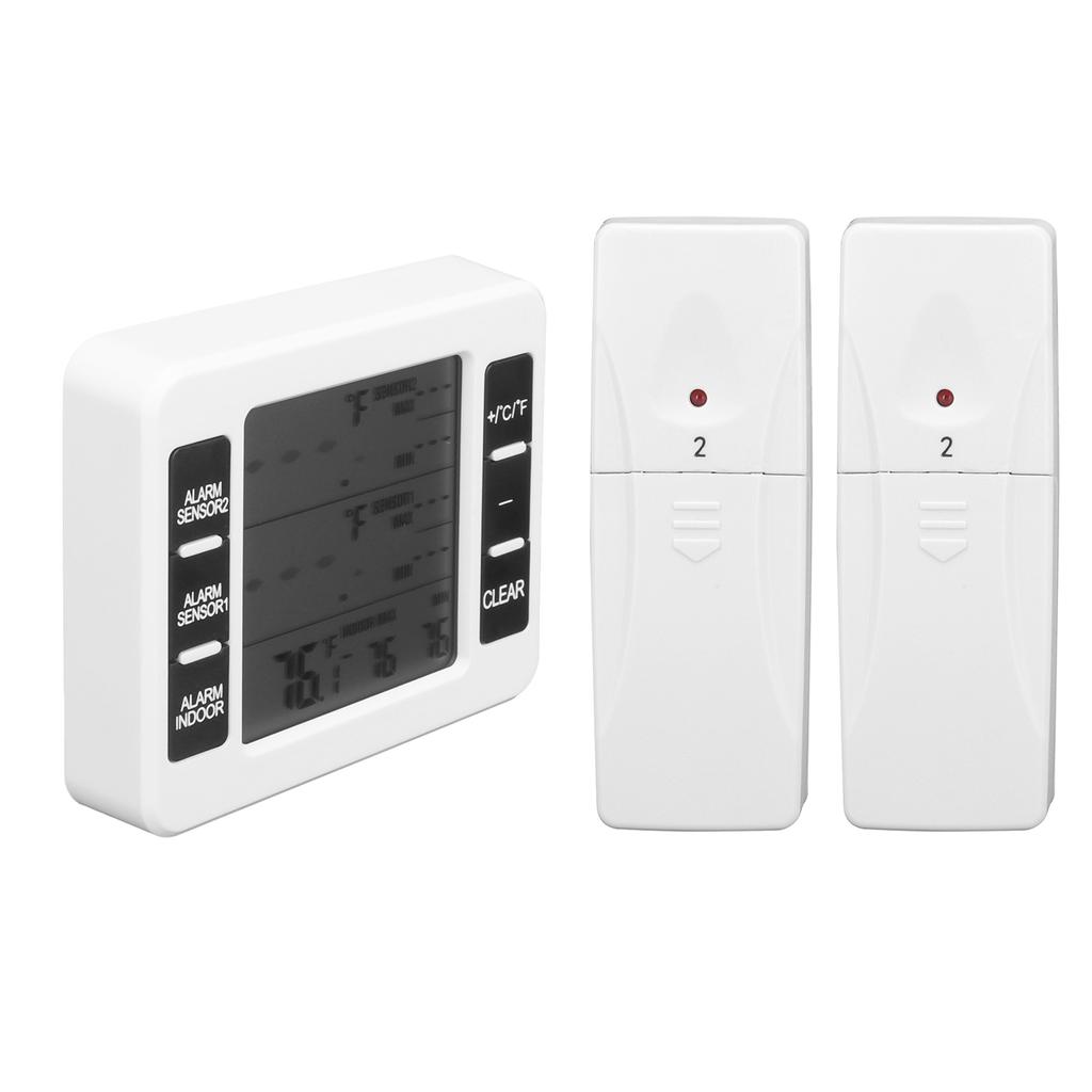 Teploměr do lednice Bezdrátový senzor Monitor teploty se zvukovým alarmem pro domácí kuchyň