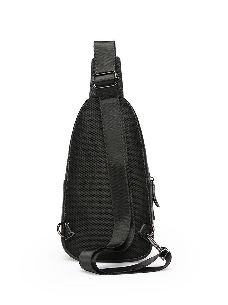Men's Genuine Leather Crossbody Bag - Korean Style Casual Fashion Versatile Shoulder Bag