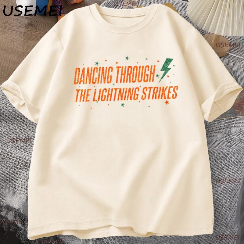 Dancing Through The Lightning Strikes T Shirt Men Women But Now The Sky Is Opalite T-Shirt Showgirl Tee Shirt High Quality Top S разноцветный