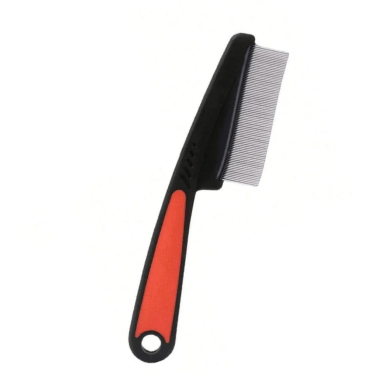 

Расческа от вшей из нержавеющей стали с мелкими зубьями, профессиональная расческа для удаления гнид и вшей, многофункциональная расческа от перхоти для людей, кошек, собак