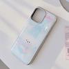 Gilded Iphone16 Mobile Phone Case 15promax Plaid Cartoon Puppy 14 Apple 13 Drop Glue 12 Suitable for Huawei