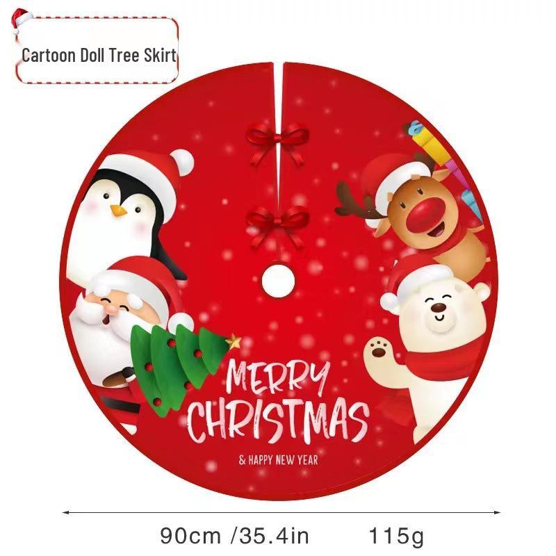 Creative Cute Christmas Tree Skirt for Festive Decor