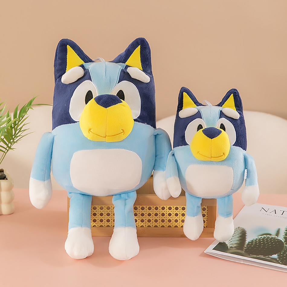 Cute Bluey Dog Bingo Family Plush Toy Cartoon Dog Soft Stuffed Animals Dolls Birthday Christmas Gifts Family Blue-Y Bingo