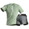 WEZHO Men's Ice Silk Running Suit