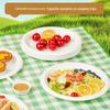 Taishun Disposable Thickened White Round Paper Plates