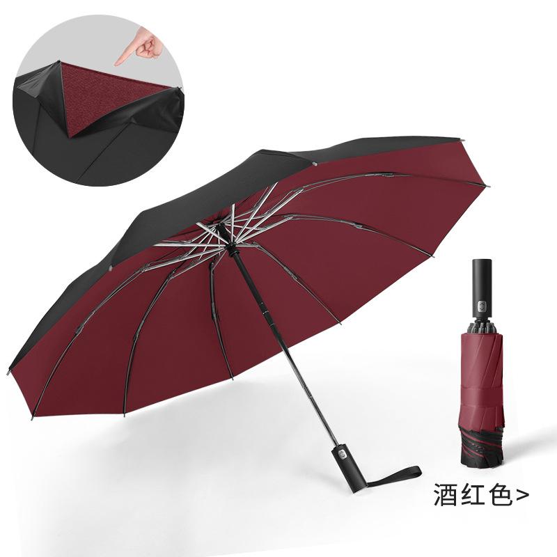 2020 Hot 10k Automatic Inverted Umbrella/Travel Portable Windproof  Anti-UV Folding Umbrellas Rain For Men Women  Male Parasol