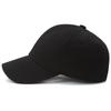 After spring and autumn, sealed big head circumference hat men's baseball cap breathable cap solid color sun hat short brim outdoor hat