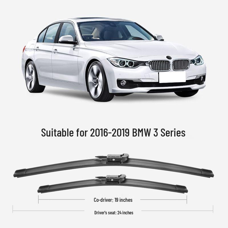 Frameless Silent Wiper for BMW 3 Series (2016-2019) - Car Accessory