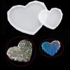 Placemat Silicone Heart Shaped Cup Mats Coaster Mold Pad Clay Tools Tray Mould Resin Casting Mold