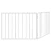 Vidaxl Foldable Pet Safety Gate, 2 Panels, White, 160Cm