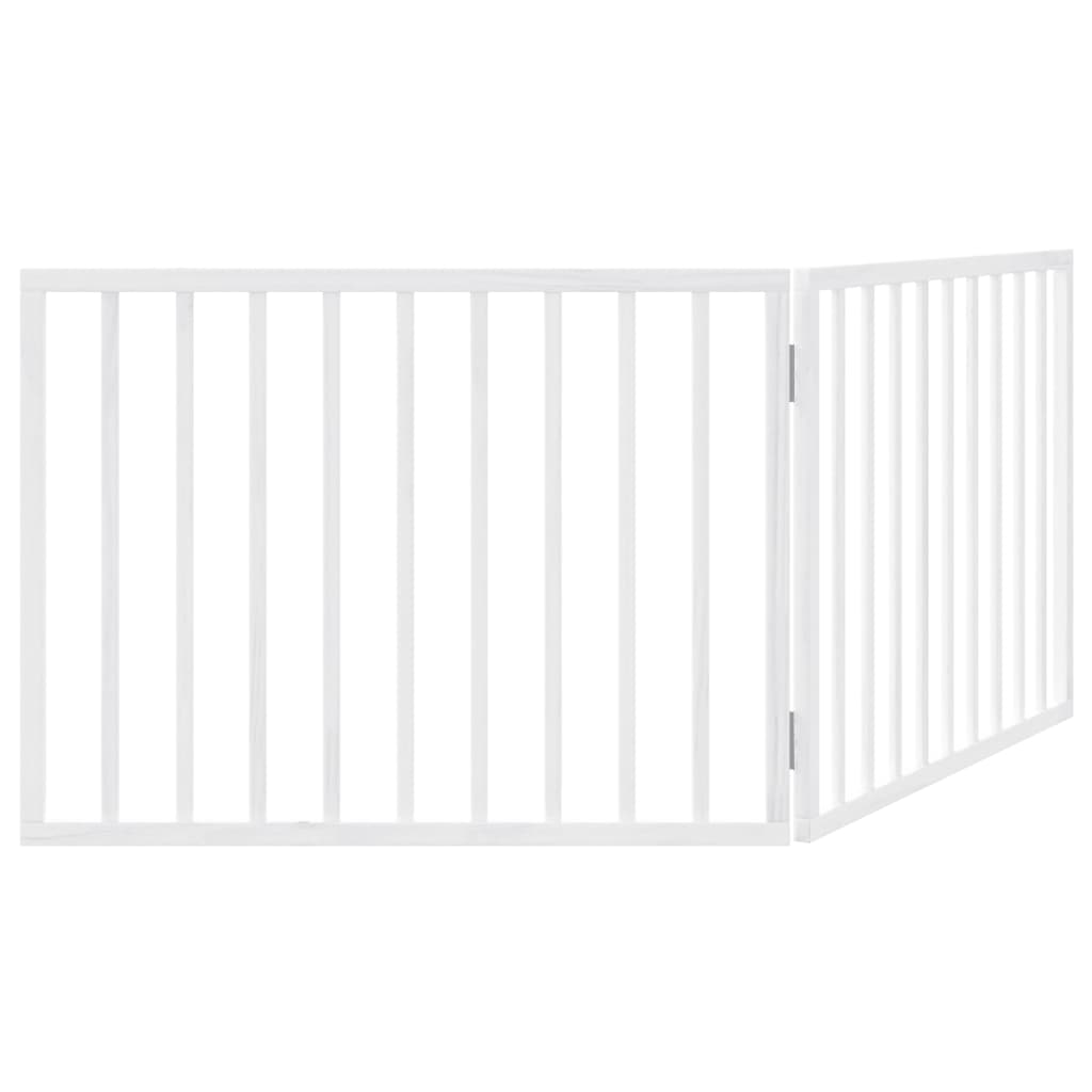 Vidaxl Foldable Pet Safety Gate, 2 Panels, White, 160Cm