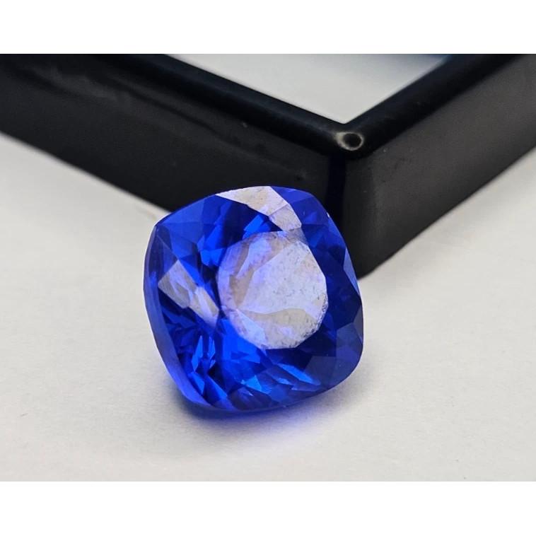 10+ Ct Natural Blue Sapphire Cushion Cut Fabulous Certified Loose Gemstone
