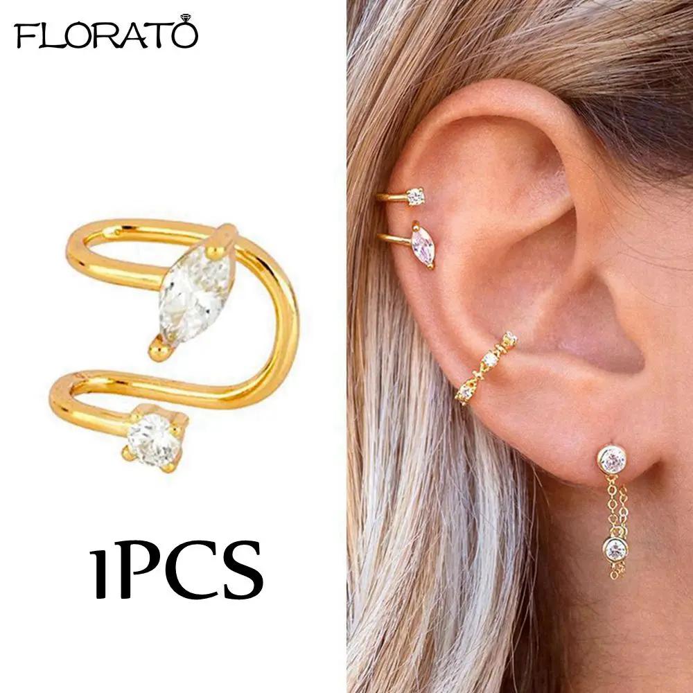 925 Silver Needle 11/13mm Small Hoop Earrings for Women Circle Piercing Huggie Earrings Multicolor Zircon Earrings Party Jewelry