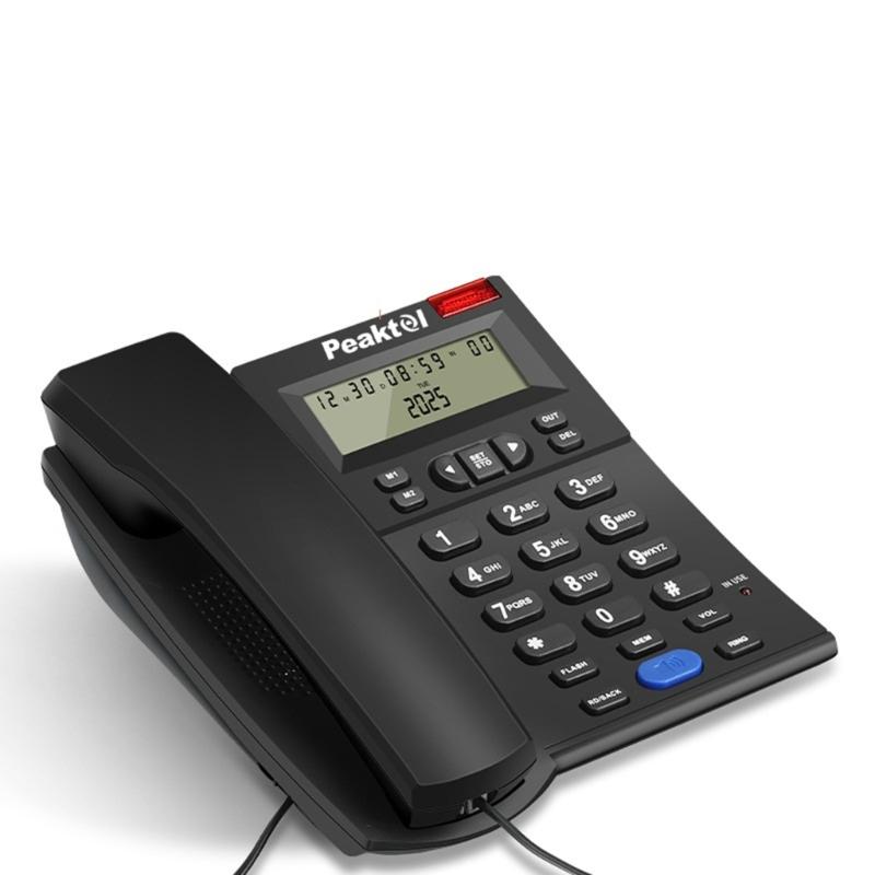 Corded Landline Telephone Landline Desktop Landline Phone Noise Reduction Calling Suitable for Home Hotel Office