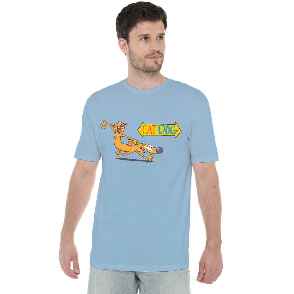 Catdog Yee Haw! T-Shirt S-2XL Light Blue XXL