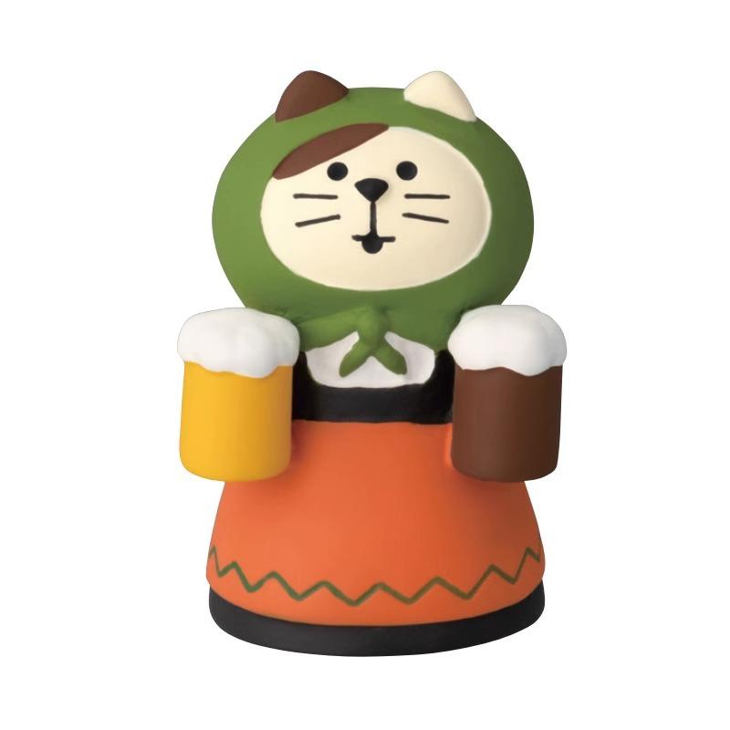 2026 Halloween Pumpkin Japanese Cat Miniature Scene Props Fashion Play Creative Gift ZAKKA Resin Small Decoration