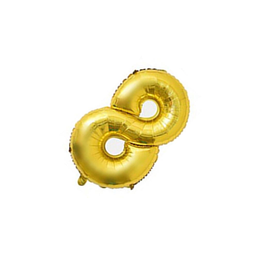 Party Balloon Aluminum Foil Number Balloon Wedding Birthday Party 16-inch Decoration