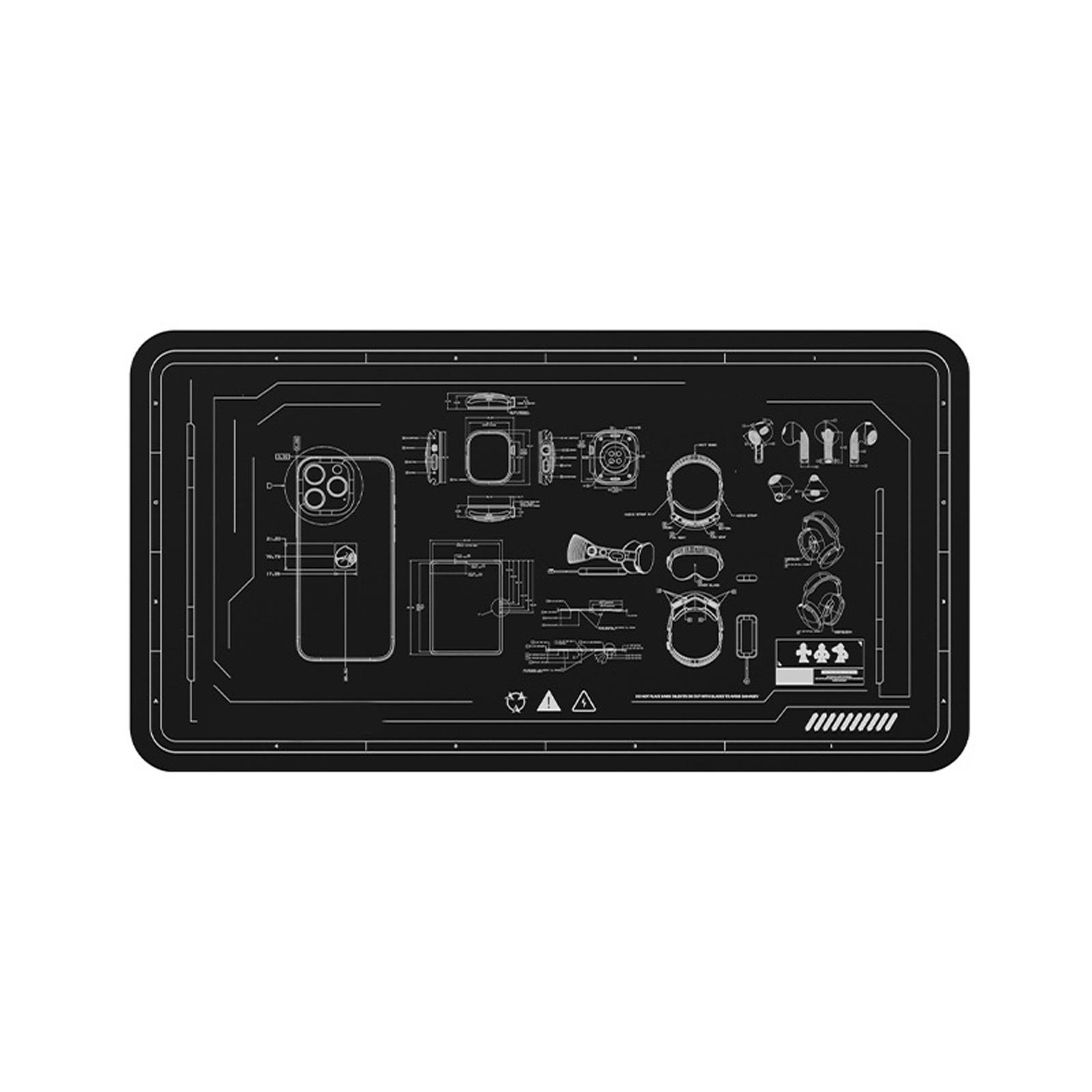 

Heatproof Phone Repair Station Mats 16.5Inch Workspaces High Quality Silicone Construction Water Resistant Surfaces Delicate Storage Solution 1