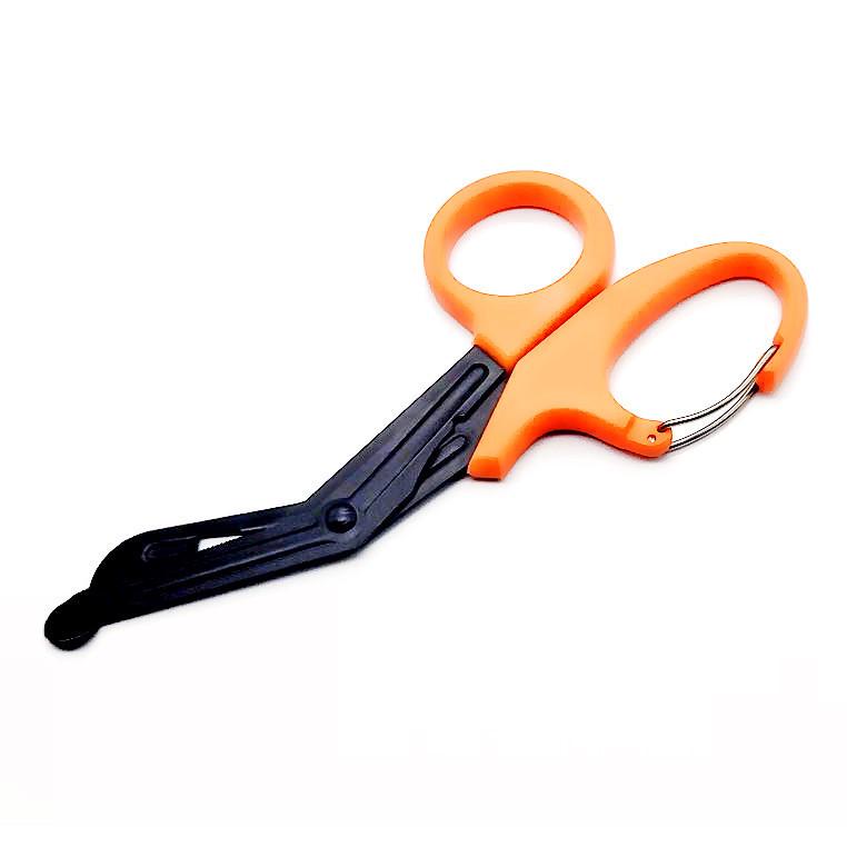 Enhanced EMT Band with Fine Teeth - Rescue Canvas Scissors for Outdoor Survival & Medical First Aid