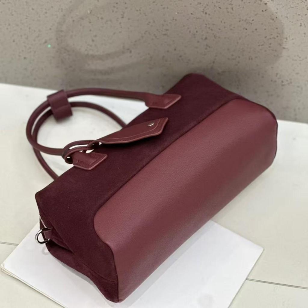 Retro Oil Wax Leather Womens Bag 2025 New And Color-blocking Messenger Bag Underarm Bag Real Leather Womens Bag Casual Handbag