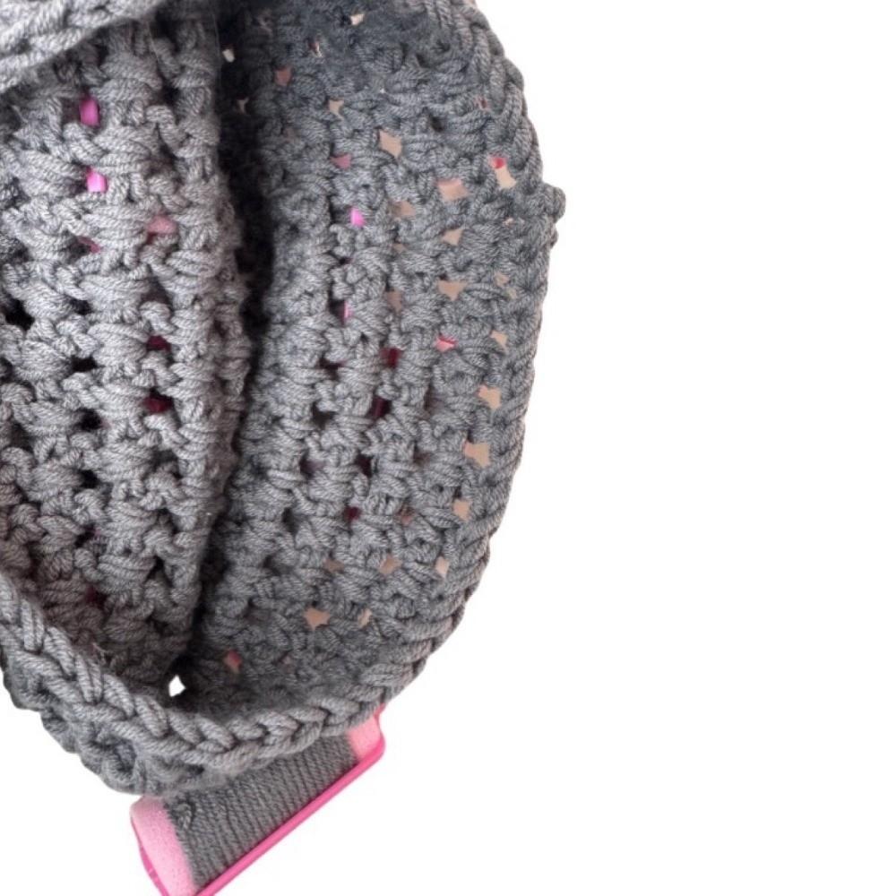 Thick Hair Curler Knitted Hat Warm Curly Hair Yarn Beanie Creative Pullover Cap  Outdoor