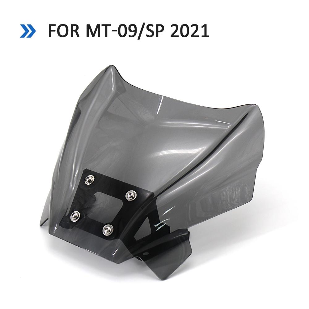 New Motorcycle Parts Windshield Windscreen Wind Shield Deflectore For YAMAHA MT-09 MT 09 MT09 SP 2021 2022 2023
