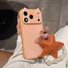 Girl powder is suitable for contrasting color polka dots Apple 17promax mobile phone case cat ears 14PM with lanyard iPhone16