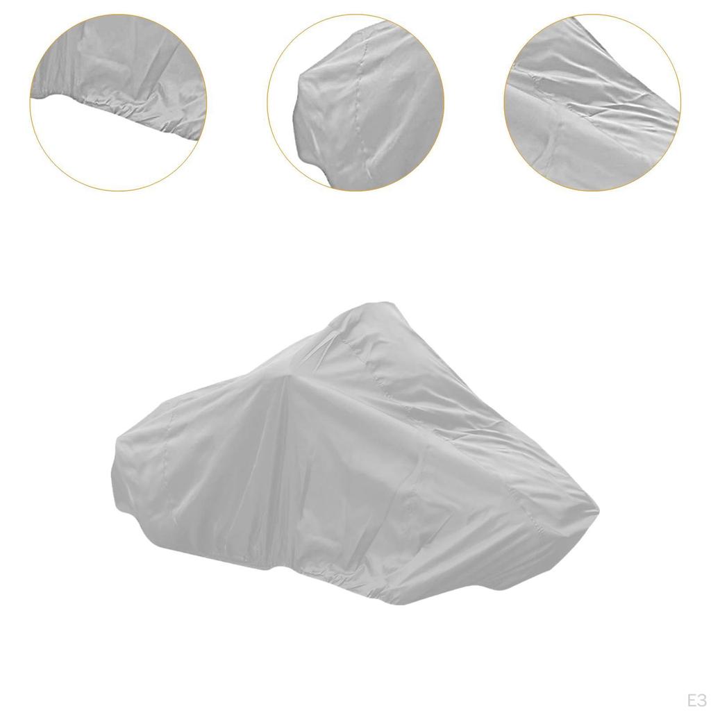 Snow Sled Shield Snowmobile Cover Dustproof Sledding Waterproof Sledge with Drawstring Sun