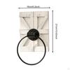 Towel Wall Mount Decorative Retro Accessories Bar Easy Installation for Kitchen Entrance