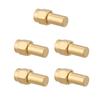 5Pcs Brass SMA Male RF Coaxial Terminator Load 50 Ohm For Antennas GPS System Base Station Application Cable Assembly Instrument
