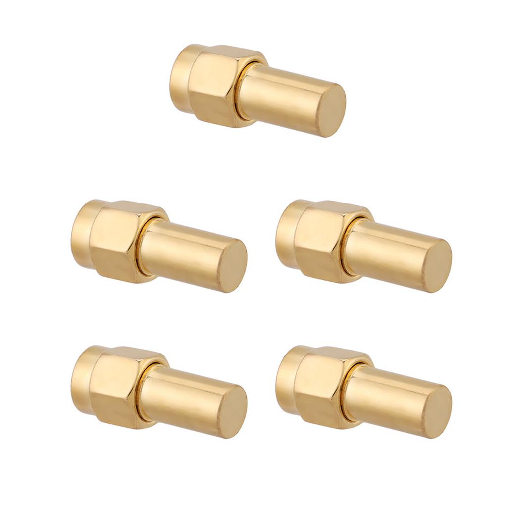 5Pcs Brass SMA Male RF Coaxial Terminator Load 50 Ohm For Antennas GPS System Base Station Application Cable Assembly Instrument
