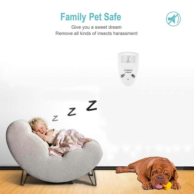 Ultrasonic Pest Repeller: Multi-Frequency Mosquito, Insect, Cockroach, and Rat Device