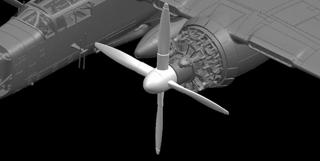 Great Wall Hobby 1/48 WWII US Army Air Corps P-61A Black Widow Glass Nose Plastic Model Kit L4806