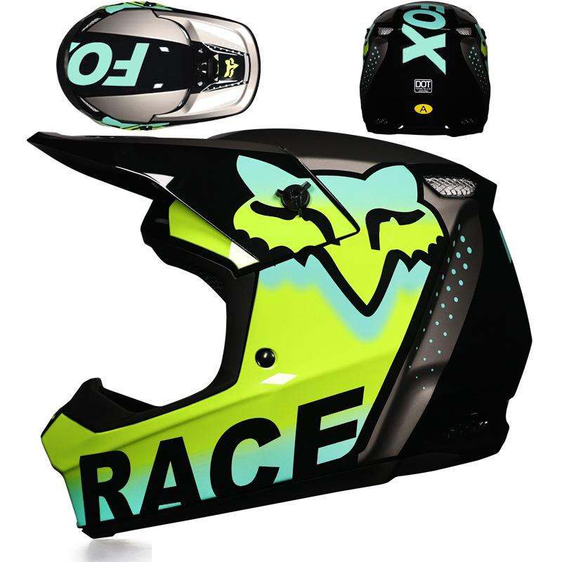 Downhill Helmet Off-Road Full Helmet Mountain Bike Riding Helmet Men's and Women's Cycling Forest Road Helmet
