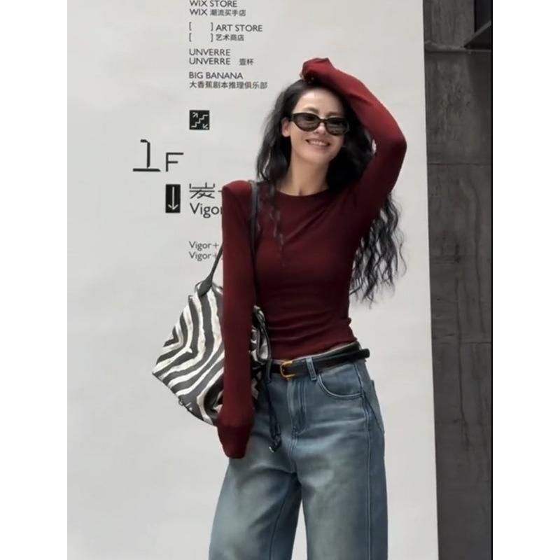 

Long Sleeves XL винний