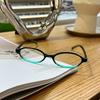 Small Oval Clear Lens Glasses Frames Cute Candy Color Cosplay Costume Decorative Glasses Computer Spectacles Women