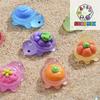 10Pcs Mini Resin Glowing Cartoon Fruit Turtle Small Ornament Doll House Scene Model Toys Play House Desktop Decorations
