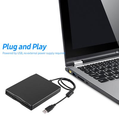 Unità disco floppy esterna USB Unità disco floppy portatile da 3,5 pollici Interfaccia USB Plug and Play Basso