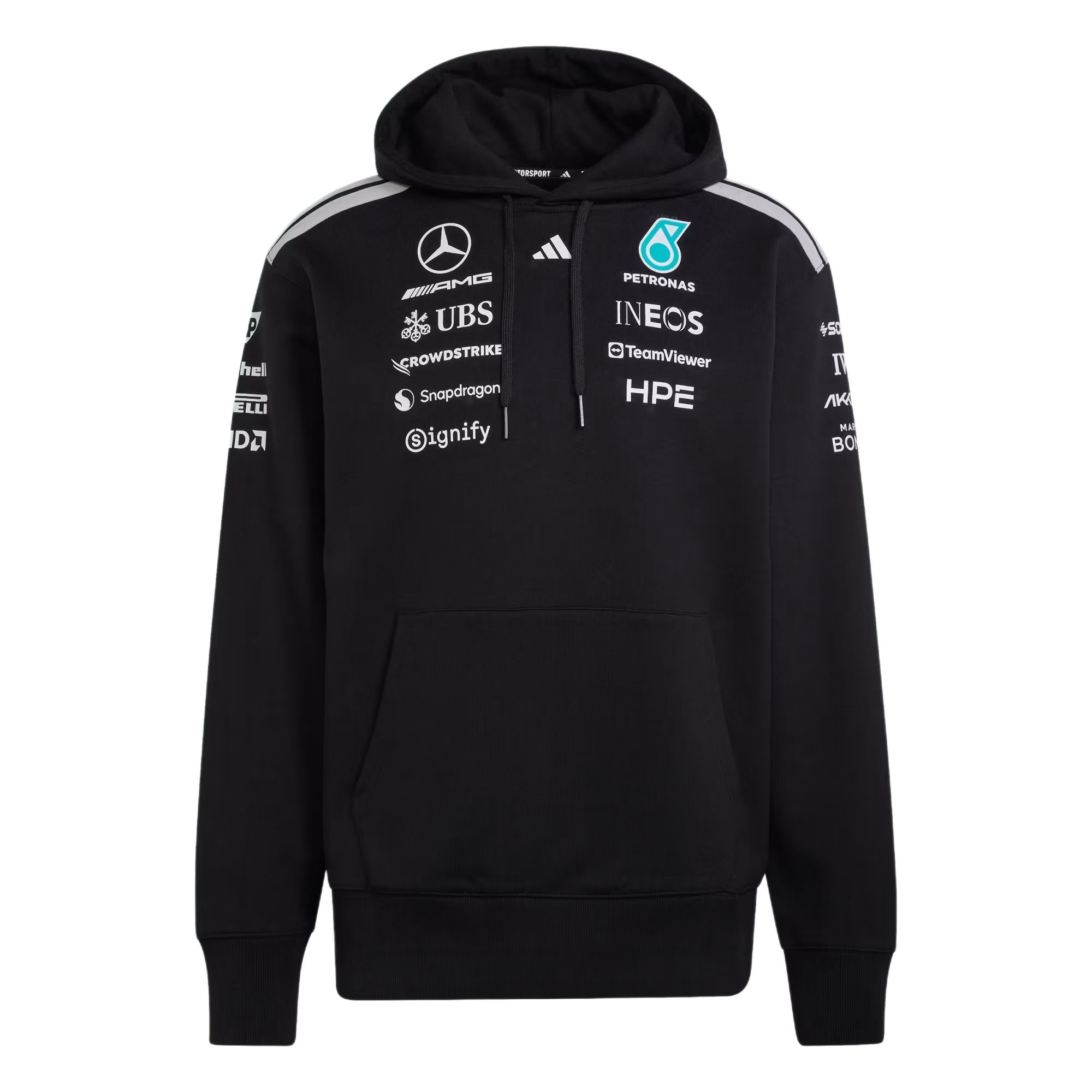Adidas Motorsports FW25 MERCEDES AMG PETRONAS FORMULA 1 TEAM DRIVER Sweatshirt Men s KF0166- L
