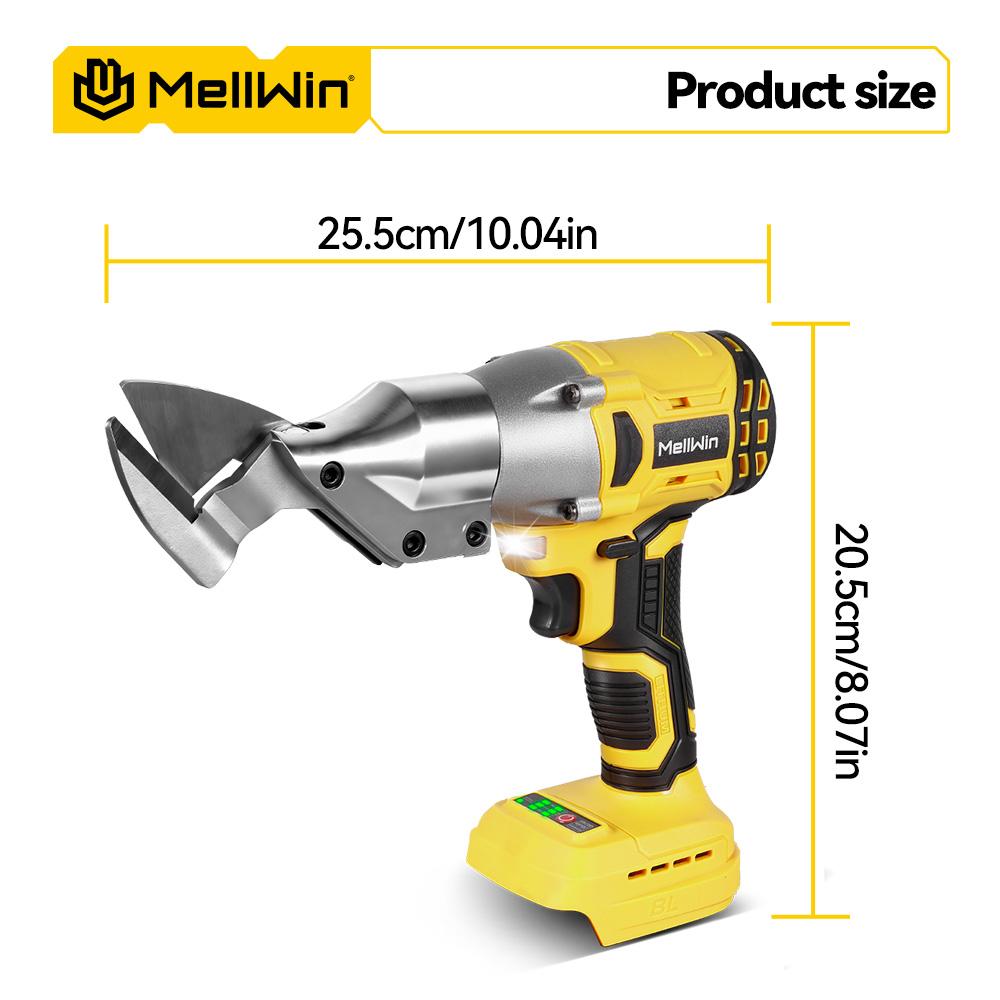 MELLWIN 1800W Brushless Electric Scissors Cordless Electric Iron Sheet Shears Home Multi Shears Tools For Makita 18V Battery Pin