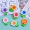 7pcs Sweet Smal Colorful Sunflower Refrigerator Magnets Creative mini Fridge Magnet Photo Message Magnet Decorative