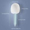 Rice Measuring Scoop Multifunctional Cat Dog Pet Food Feeding Spoon With Sealing Clip Household Plastic Kitchen Measuring Spoon