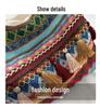 2025 Fashion Ethnic Tassel Canvas Shoulder Crossbody Tote - Large Capacity