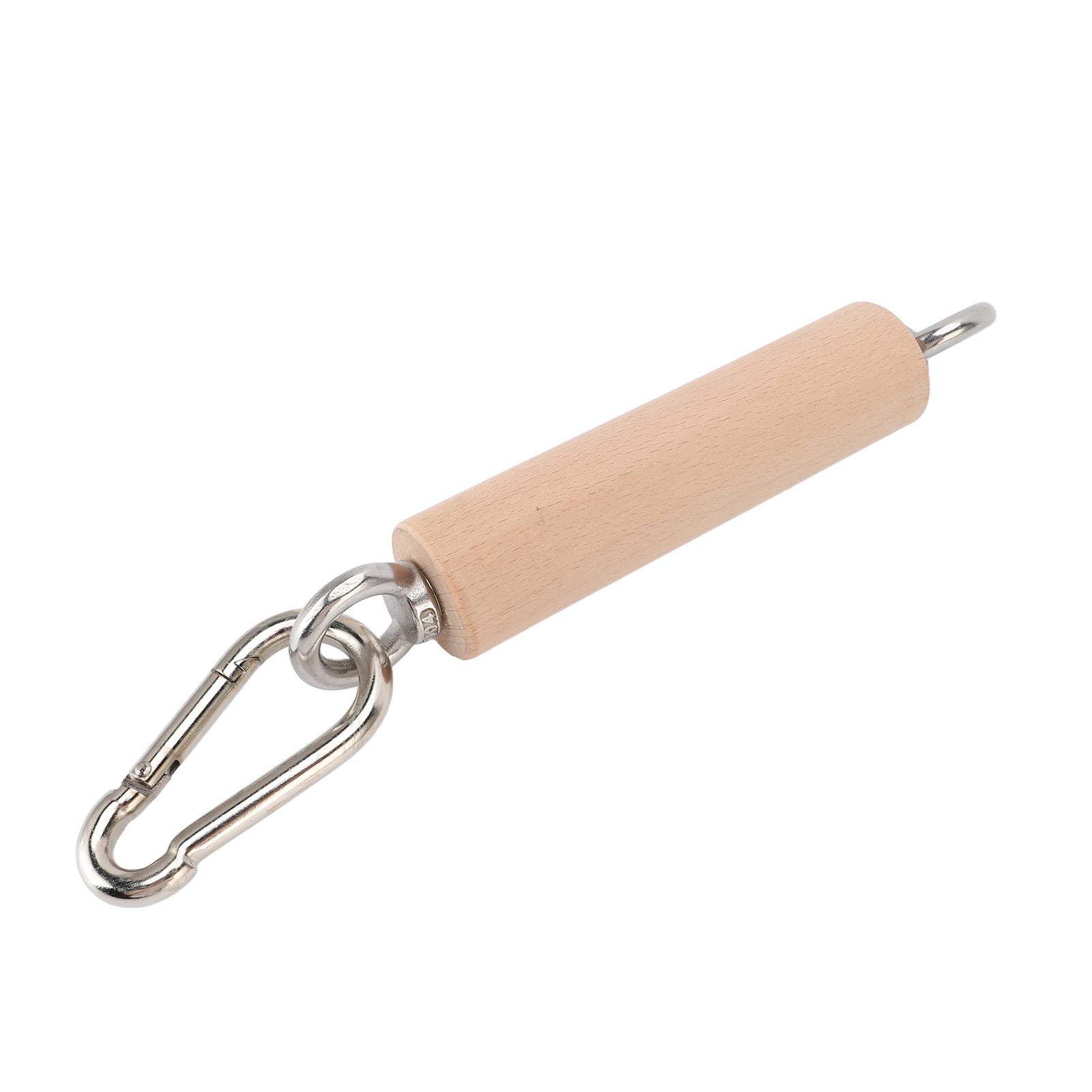 

Рукоятка для трицепса веревочная деревянная с двойным кольцом для тренажера для тяги сверху, насадки для тренировок дома