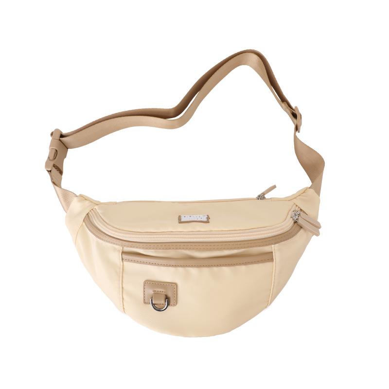 Breast Bag Women'S Summer Trend Bag Anti-Splashing Nylon Messenger Bag Chest Bag Casual Fanny Pack