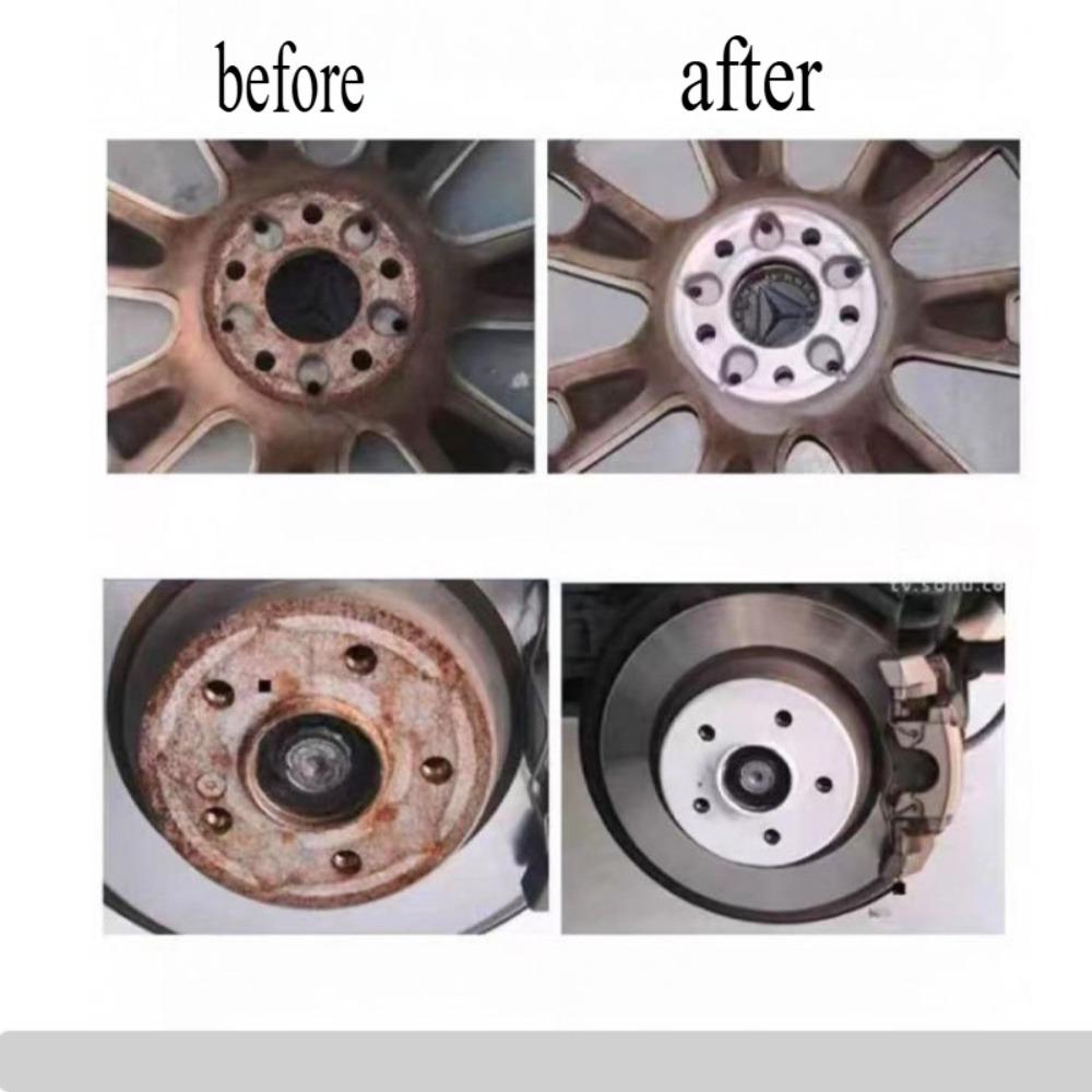 Auto Wheel Hub & Brake Disc Rust Removal Tools - Rust-Proof Polishing Machines for Hub Axle, Rim Maintenance & Rust Care